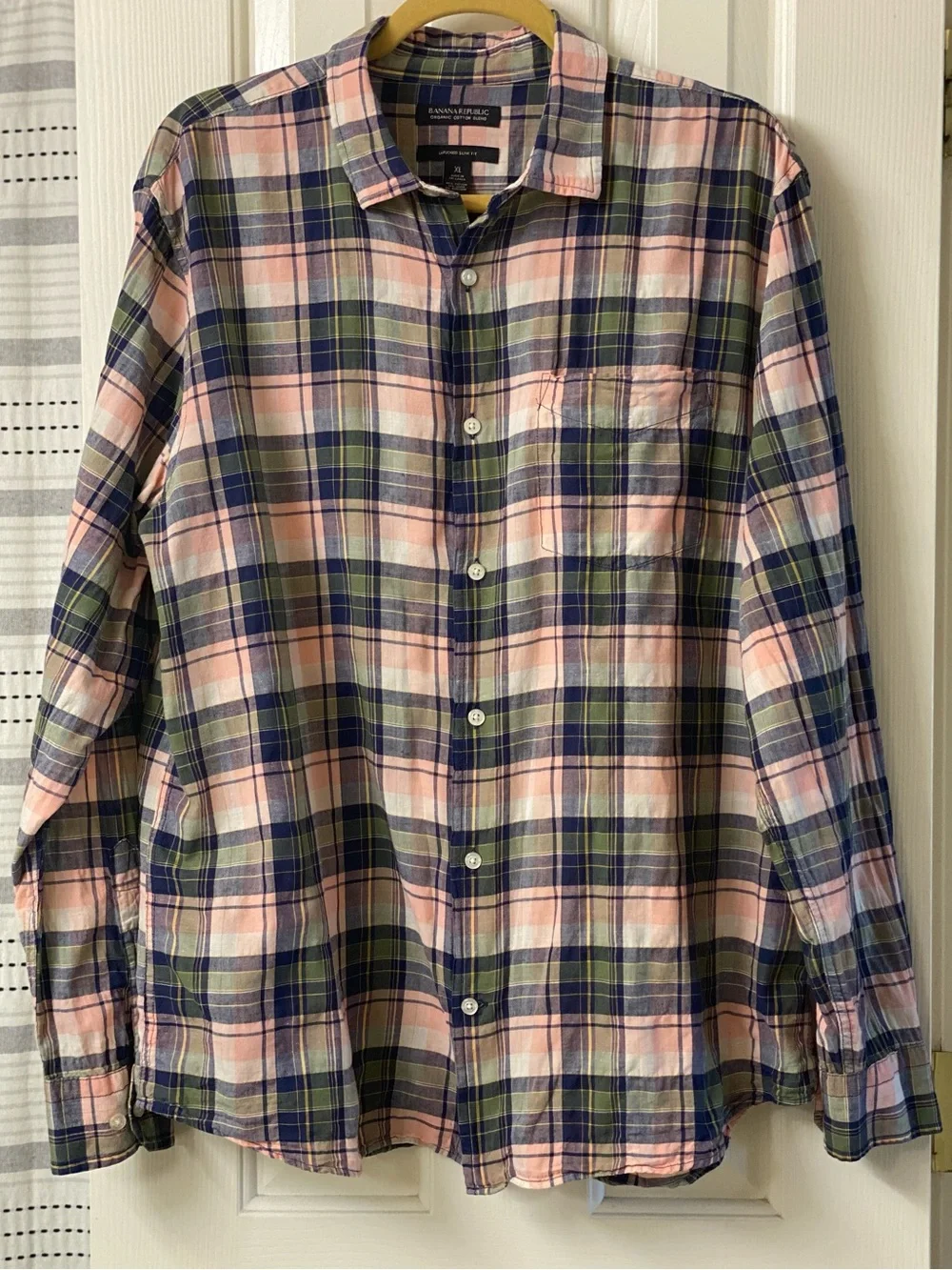 Banana Republic casual plaid